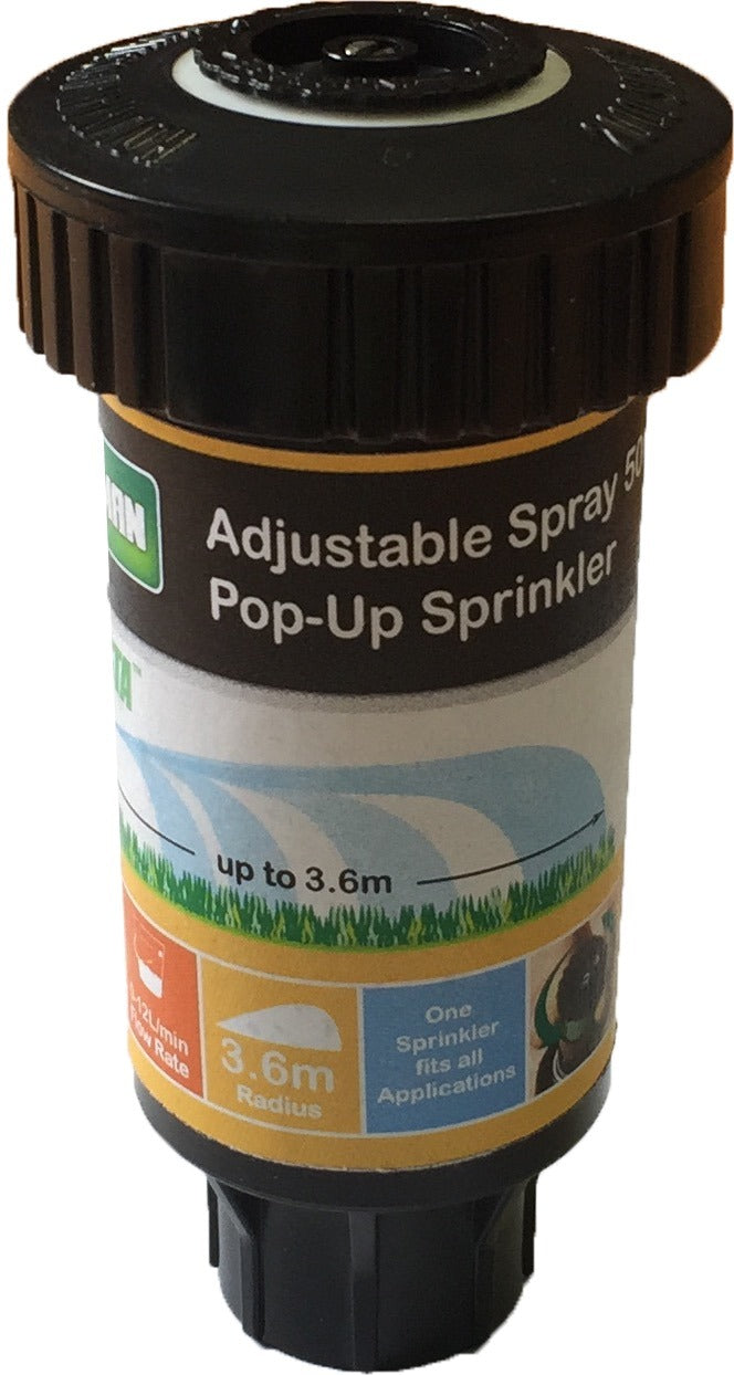 POP UP SPRINKLER 50mm FULL ADJUSTABLE