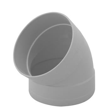 STORMWATER ELBOW F & F 90MM 45° SWB9045