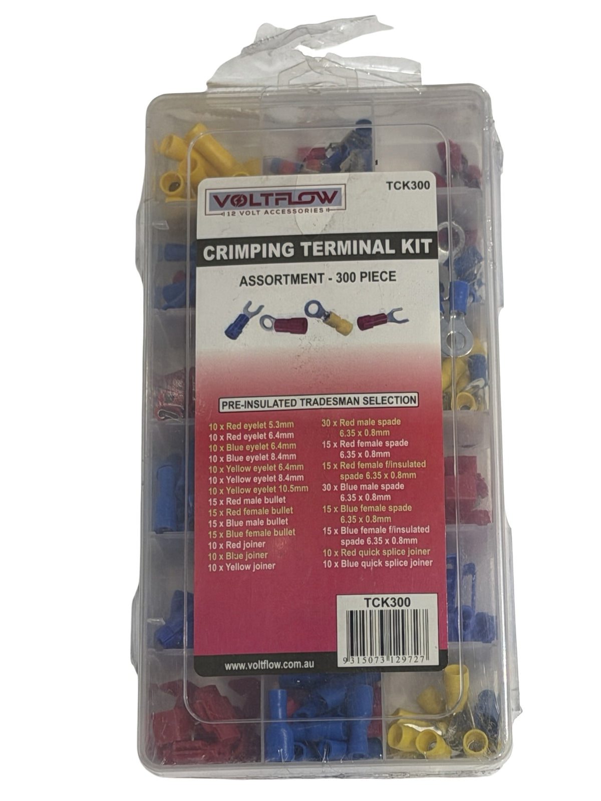 Voltflow Crimping Terminal Kit (300 Piece)
