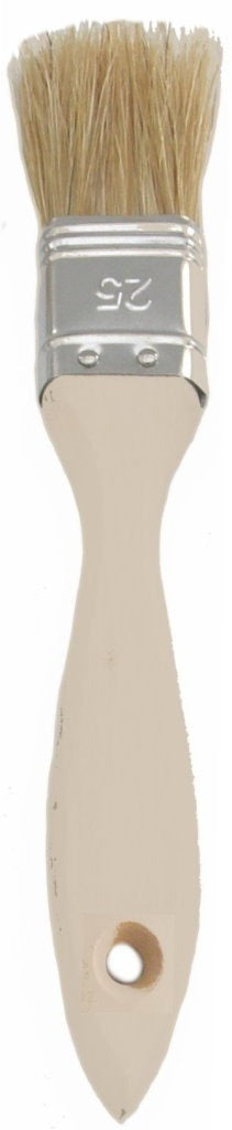BRUSH-WHITE BRISTLE 25MM