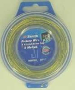 WIRE PIC BRASS 4 STRN 5M 5KG