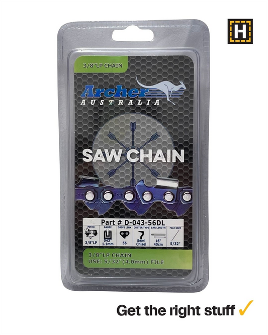 Archer - Chain Loop Semi Chisel  - 3/8" LP .043, 56DL