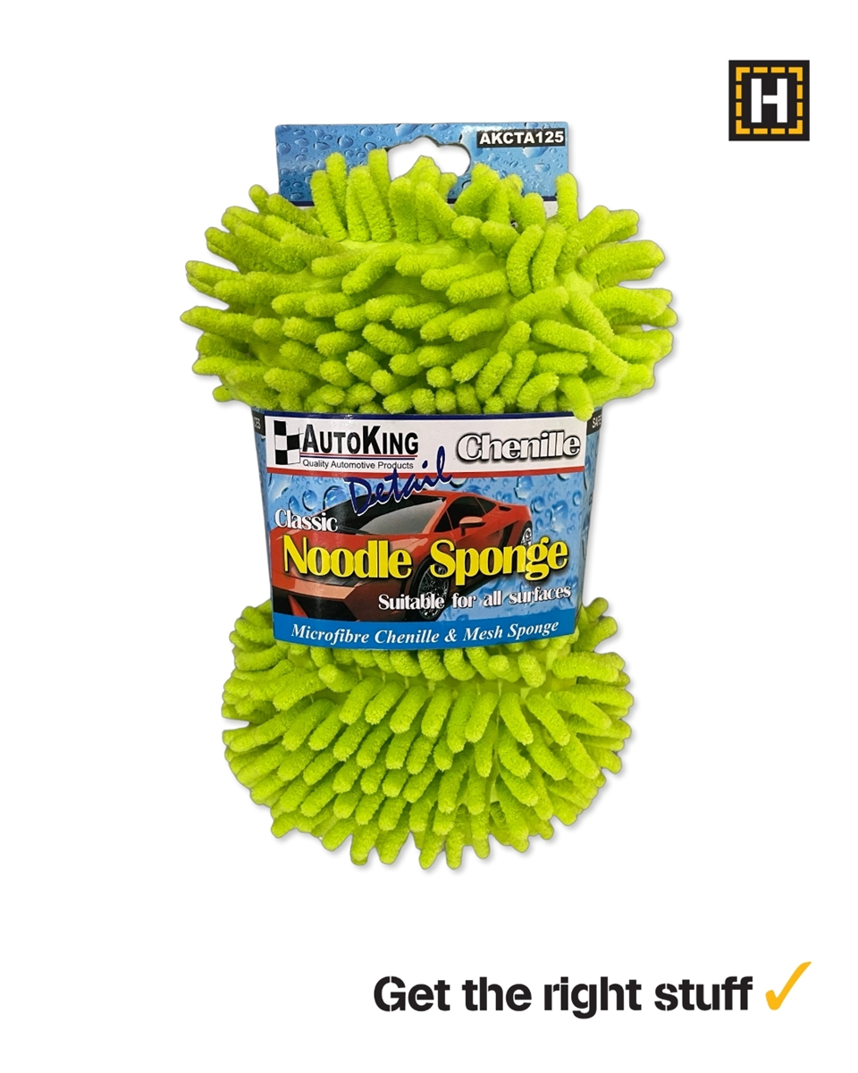 AutoKing Sponge Noodle and Mesh Wash Pad