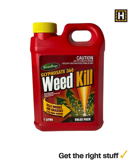 Brunnings Glyphosphate 360 Weed Killer Concentrate 1L