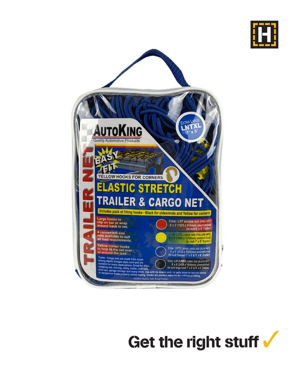 AUTOKING TRAILER NET EXTRA LARGE to fit 8' X 6' trailer