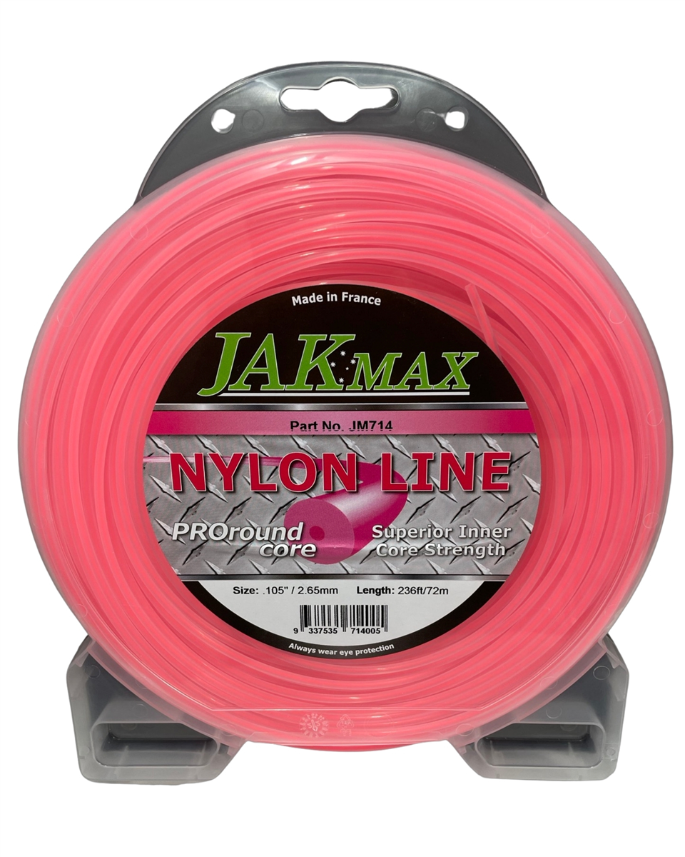 Jak Max Pro-Round - .105"/2.65mm, 1lb Donut Trimmer Line 75m