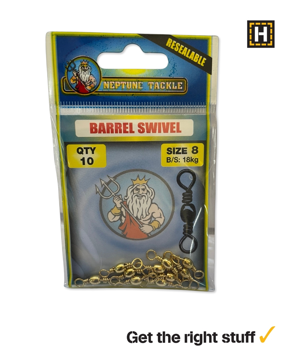 Neptune Tackle Barrel Swivel Size 8