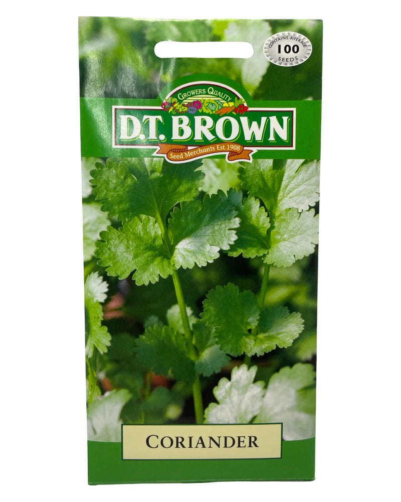 D.T Brown Coriander Seeds 100 Pack
