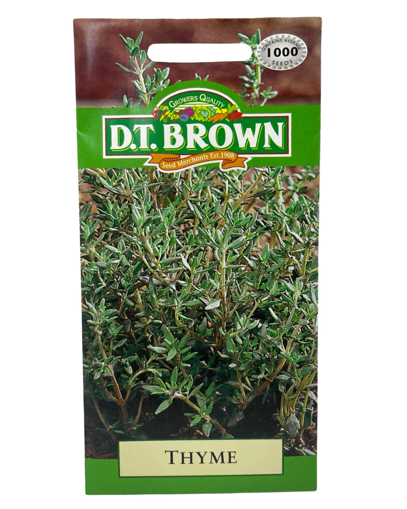 D.T Brown Thyme Seeds 1000 Pack