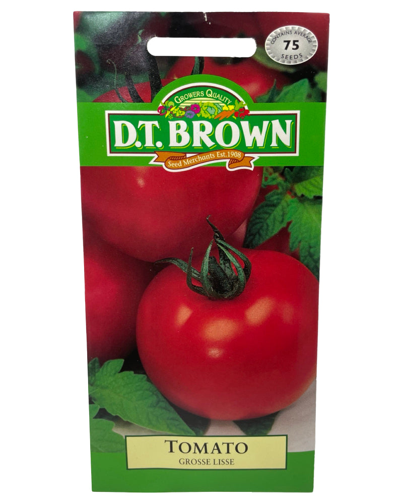 D.T Brown Tomato Grosse Lisse Seeds 75 Pack