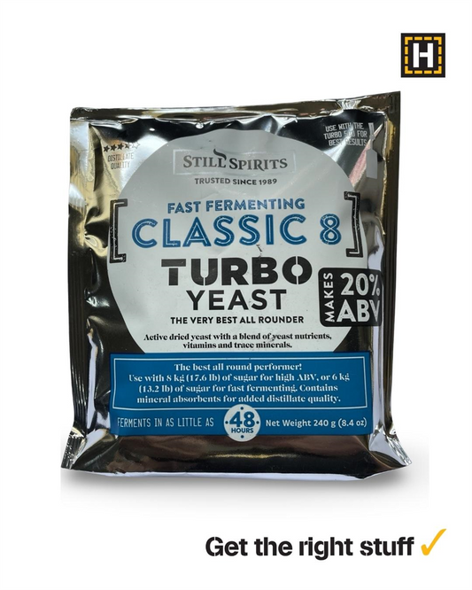 Turbo Classic Yeast - 13% Wash