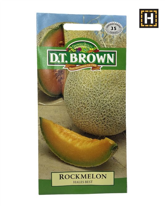 D.T. Brown Seeds - Rockmelon Hales Best - 2000 Seed Pack
