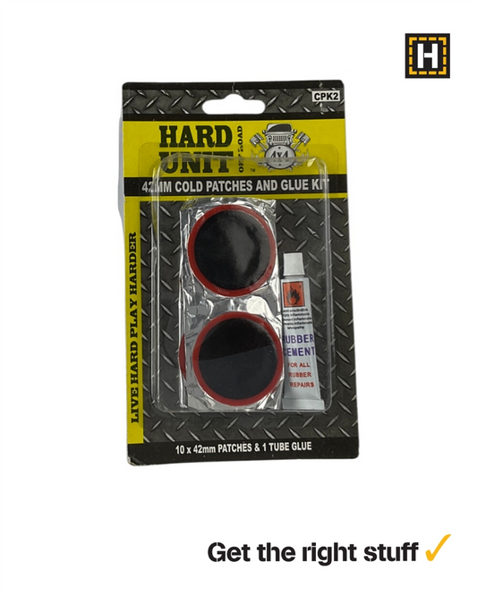 HARD UNIT- Cold Patch Kit 42mm/GLUE 11pce