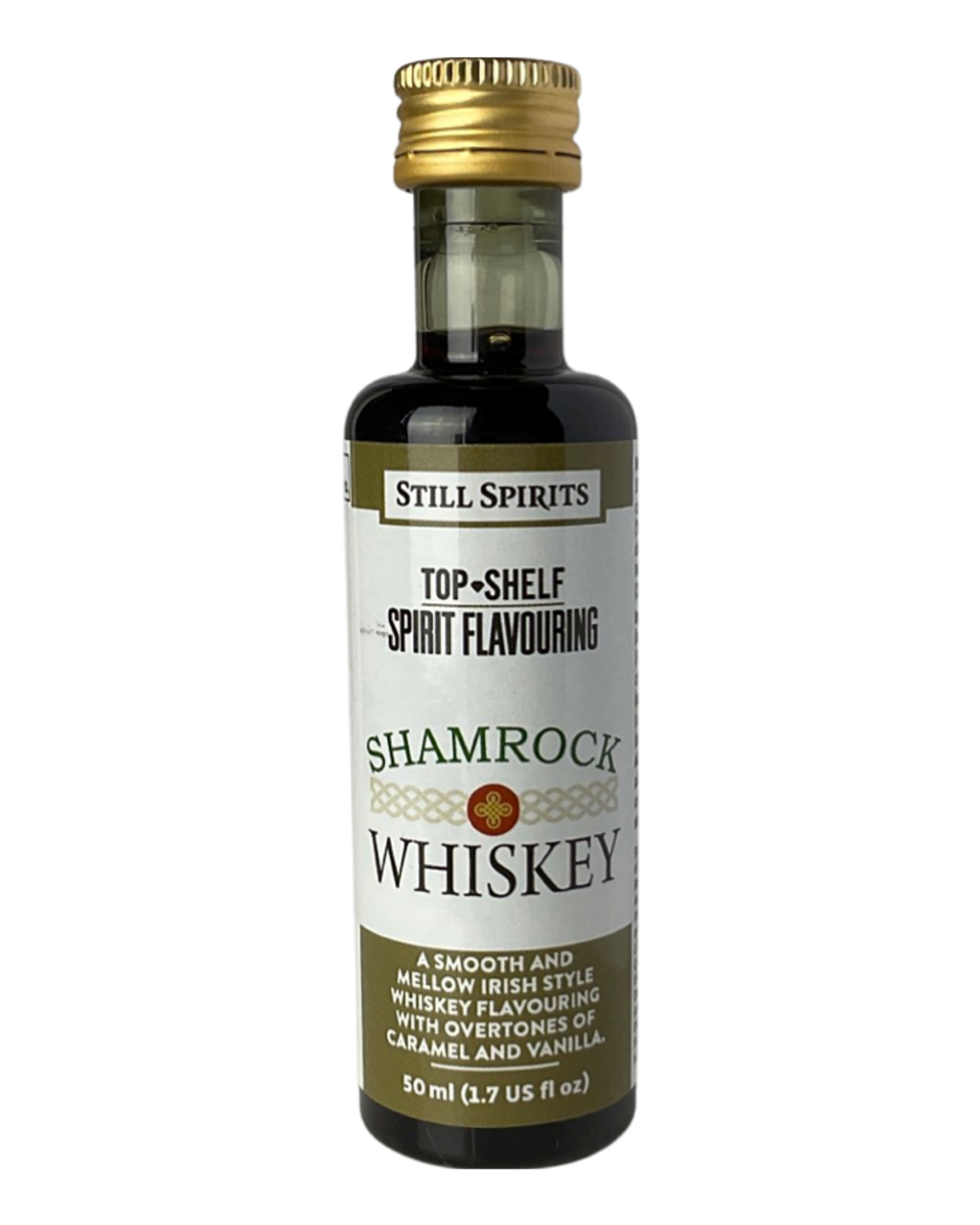 Still Spirits Top Shelf Shamrock Irish Whiskey Essence 50mL bottle