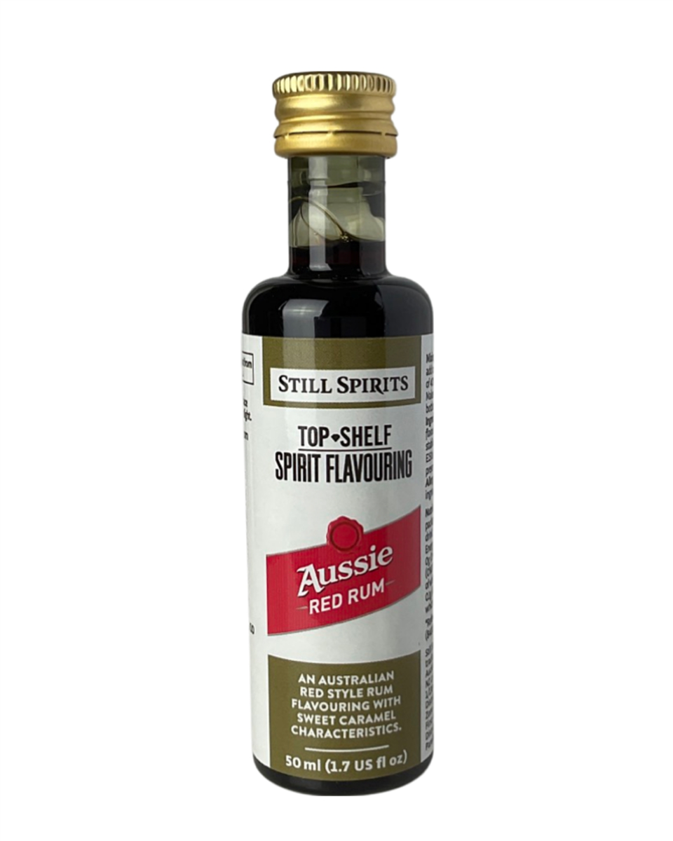 Still Spirits Top Shelf Aussie Red Rum Essence 50mL bottle