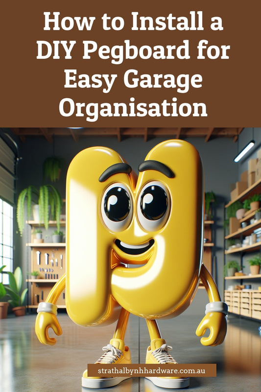 How to Install a DIY Pegboard for Easy Garage Organisation