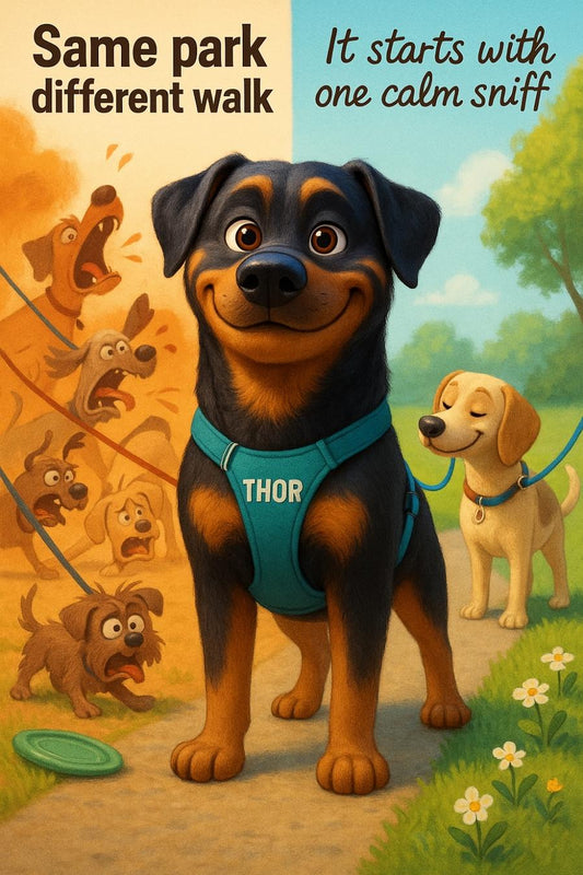 Why your pup gets side-eyed at the park 👇