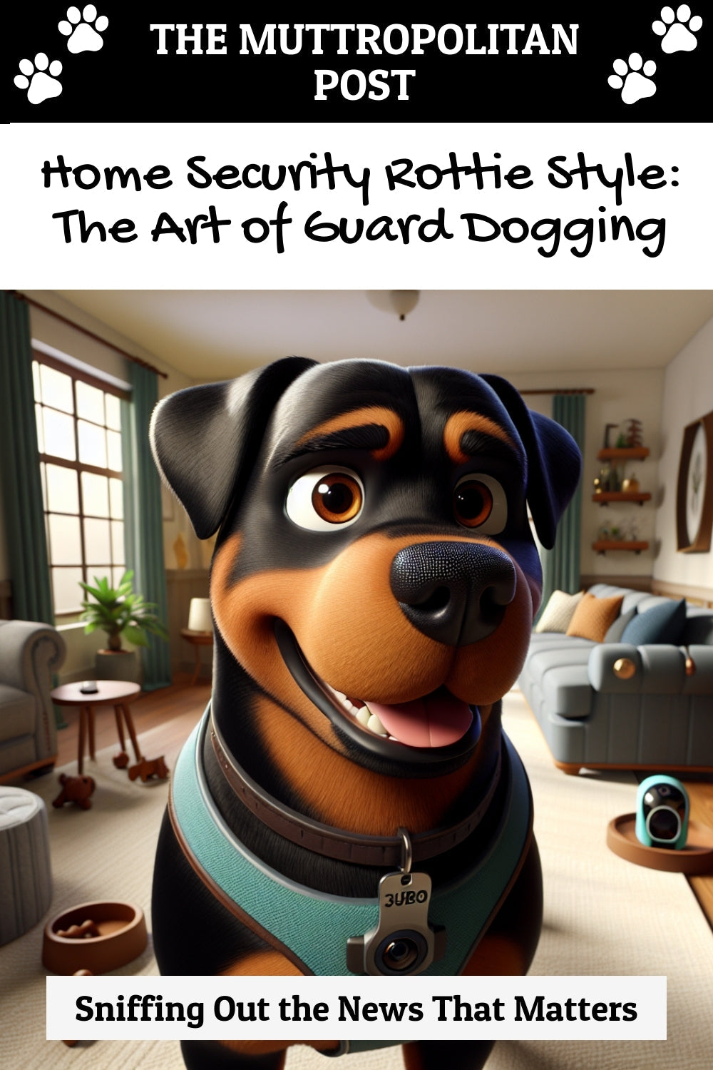 Home Security Rottie Style: The Art of Guard Dogging