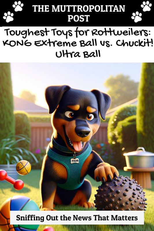 Toughest Toys for Rottweilers: KONG Extreme Ball vs. Chuckit! Ultra Ball
