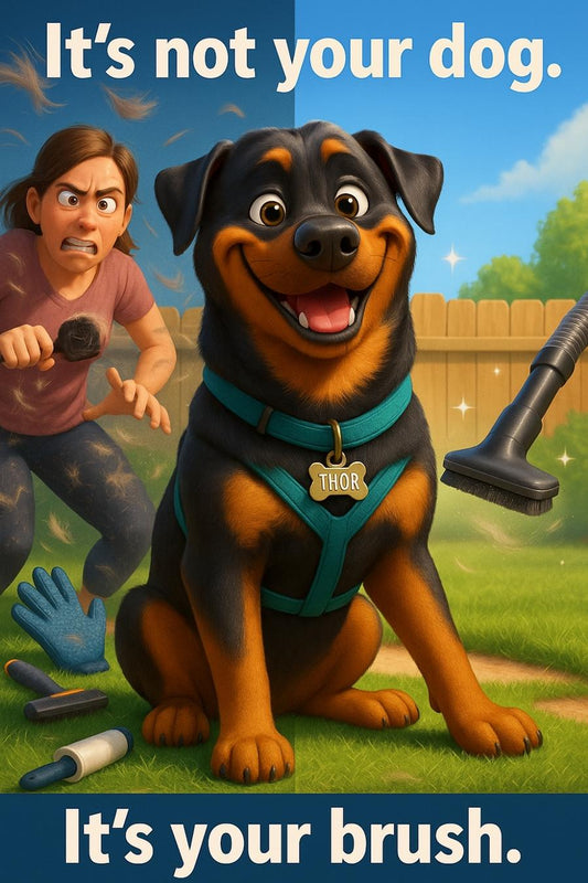 Your vacuum’s wheezing again. Guess who’s shedding? 👇