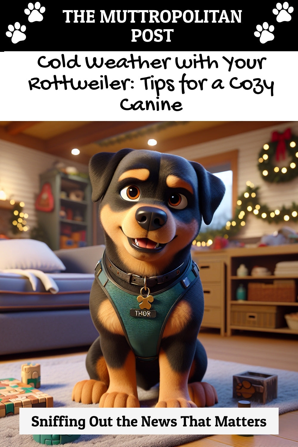 Cold Weather with Your Rottweiler: Tips for a Cozy Canine