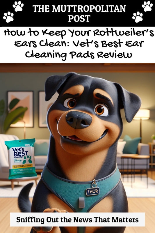 How to Keep Your Rottweiler’s Ears Clean: Vet’s Best Ear Cleaning Pads Review