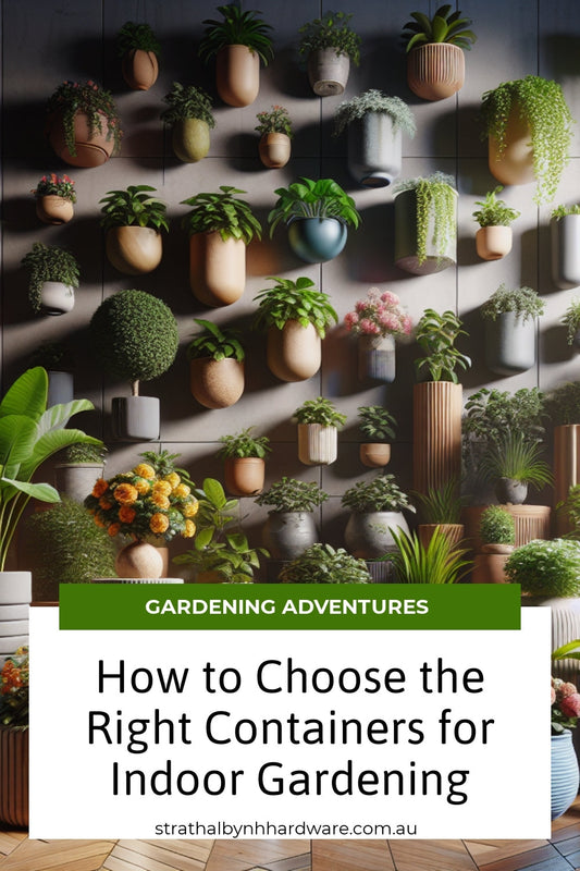How to Choose the Right Containers for Indoor Gardening
