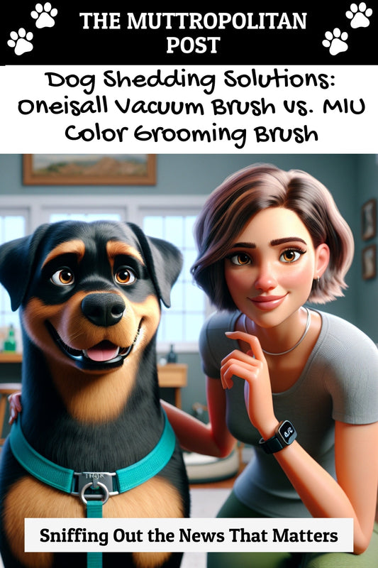 Dog Shedding Solutions: Oneisall Vacuum Brush vs. MIU Color Grooming Brush