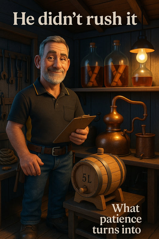 Jack Daniel’s used barrels. You’ve got a shed. 👇