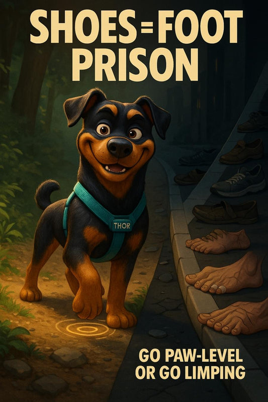 Crocs are compost. Bare paws are forever.👇