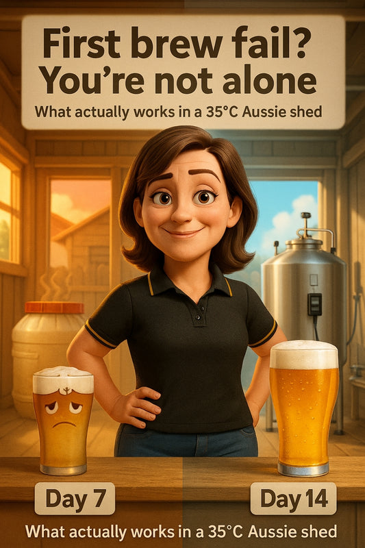 Brewed your first beer and poured regret? 👇