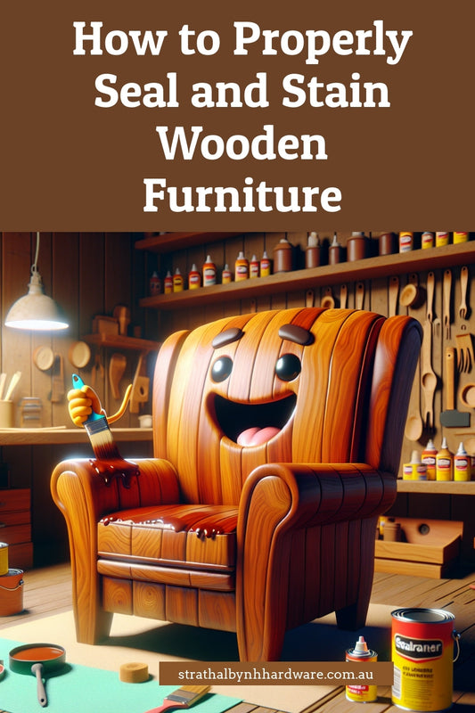 How to Properly Seal and Stain Wooden Furniture