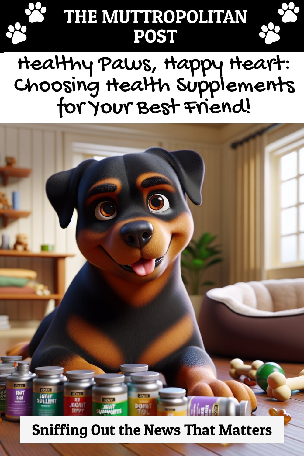 Healthy Paws, Happy Heart: Choosing Health Supplements for Your Best Friend!