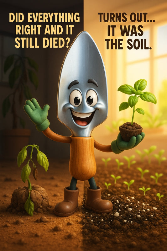 Miracle-Gro isn't magic if your soil's suffocating your basil 🌱👇