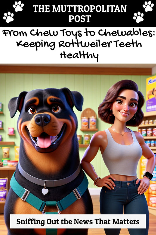 From Chew Toys to Chewables: Keeping Rottweiler Teeth Healthy