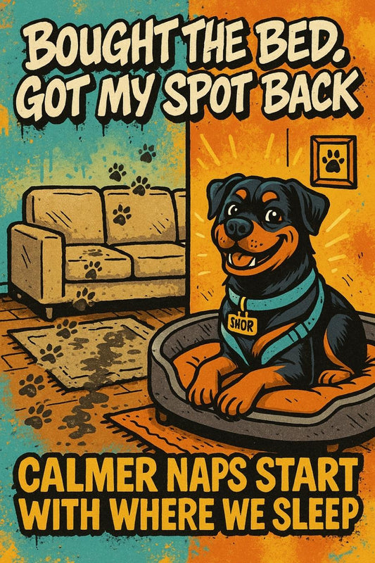 That expensive dog bed you bought? Not the problem 👇