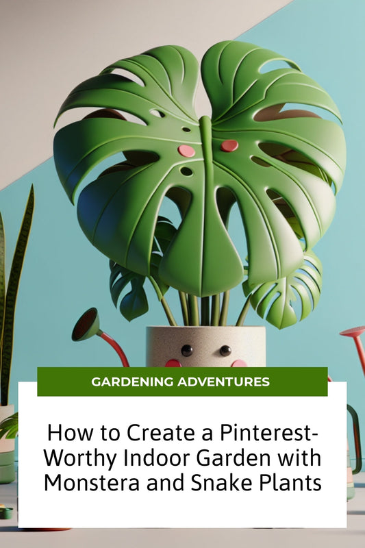 How to Create a Pinterest-Worthy Indoor Garden with Monstera and Snake Plants