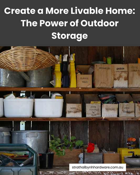 Create a More Livable Home: The Power of Outdoor Storage