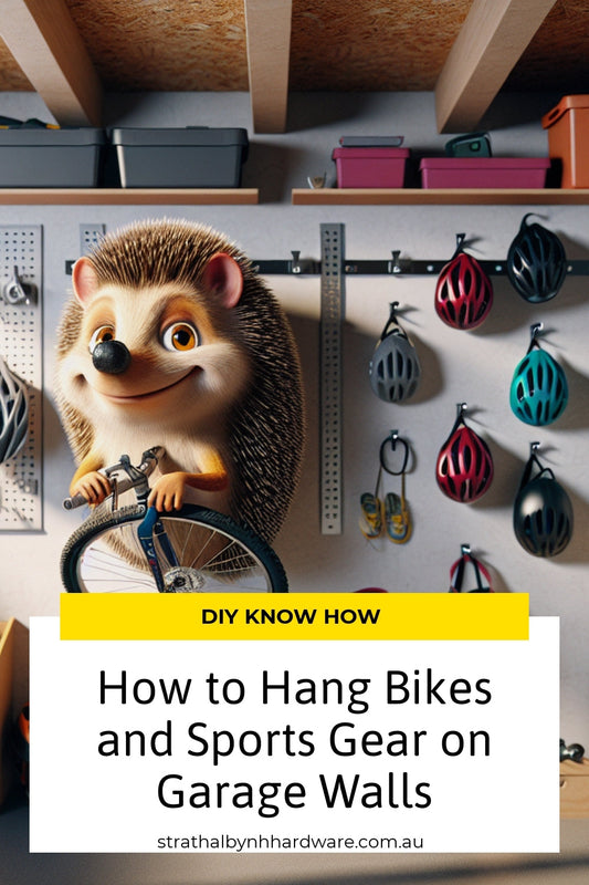 How to Hang Bikes and Sports Gear on Garage Walls