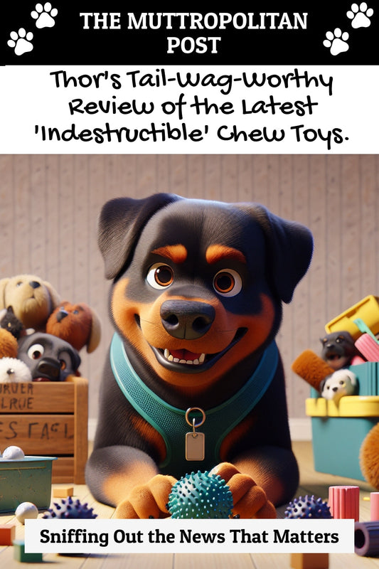 Thor's Tail-Wag-Worthy Review of the Latest 'Indestructible' Chew Toys.