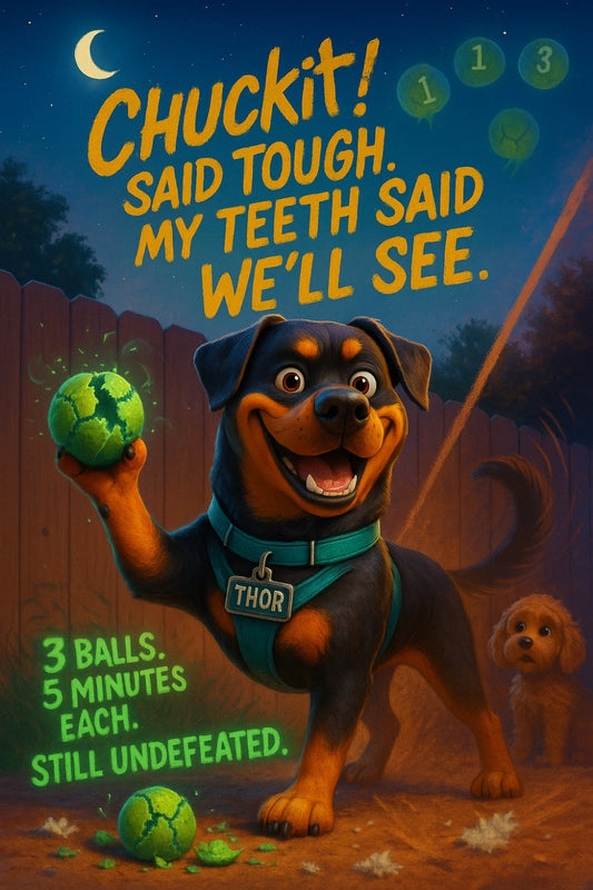 Ball #3 Down. Jaws 3, Chuck It 0.