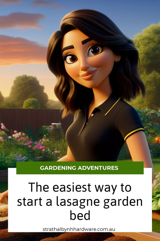 The easiest way to start a lasagne garden bed