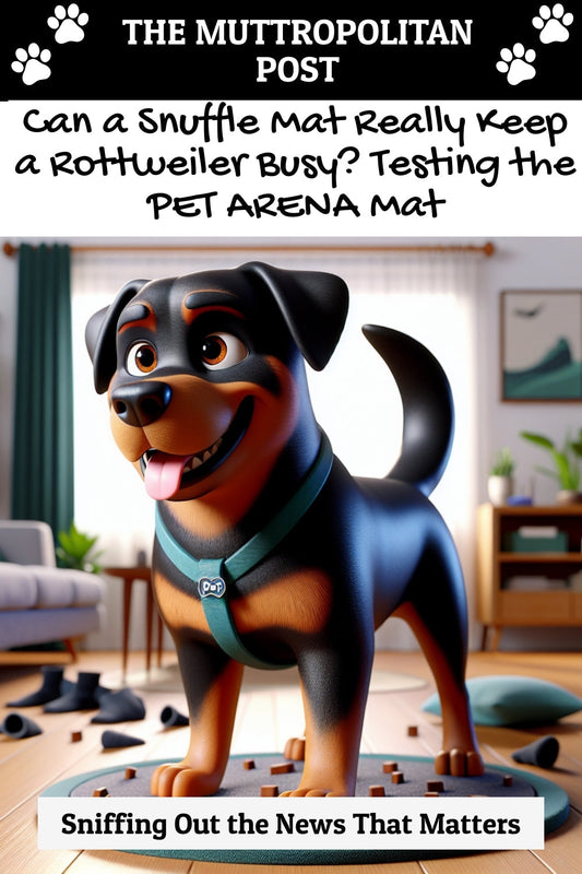 Can a Snuffle Mat Really Keep a Rottweiler Busy? Testing the PET ARENA Mat