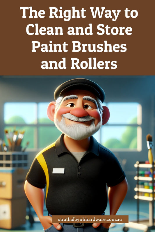 The Right Way to Clean and Store Paint Brushes and Rollers