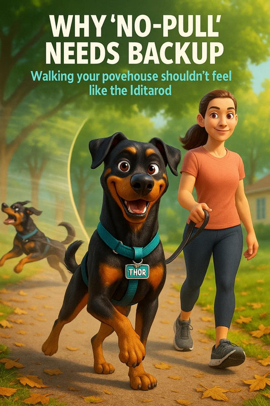 If K9s can walk calm, why does your Rottie think it's a sled race? 👇