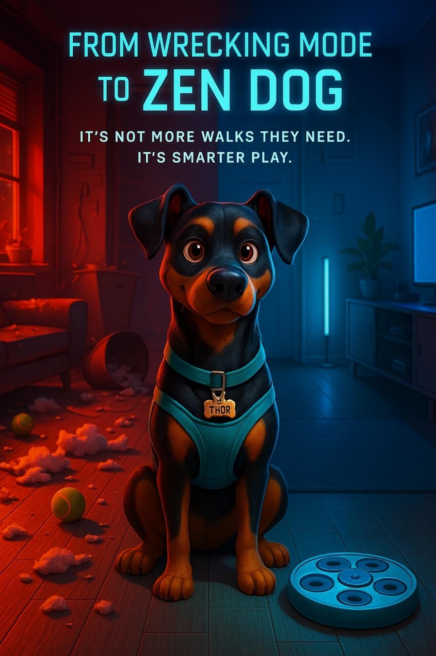 Your dog’s not naughty—they’re underemployed 🫣