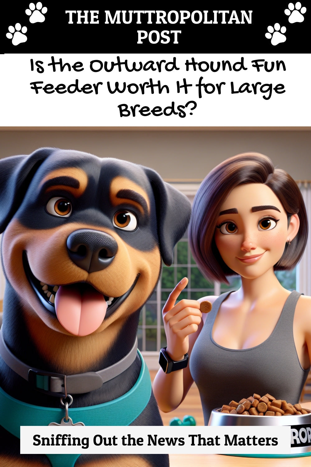 Is the Outward Hound Fun Feeder Worth It for Large Breeds?