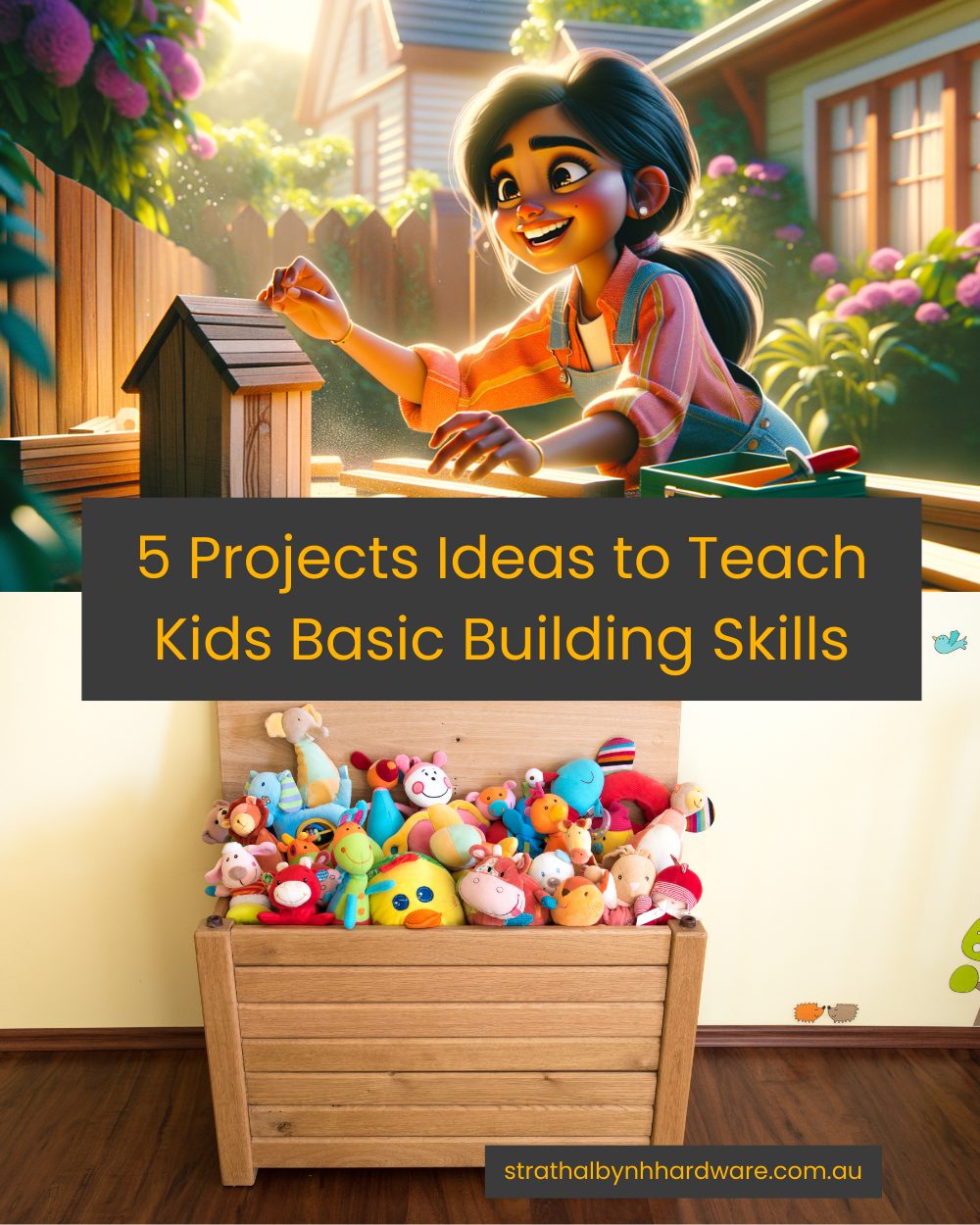 5 Safe and Simple DIY Project Ideas to Teach Kids Basic Building Skills