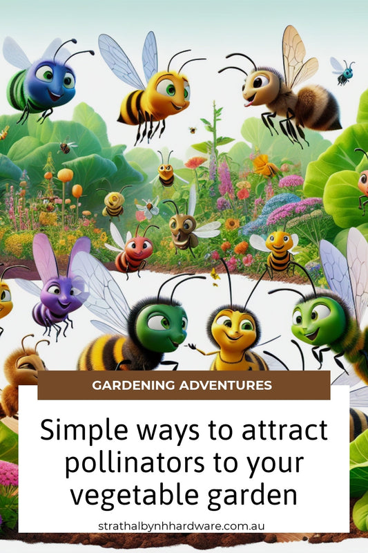 Simple ways to attract pollinators to your vegetable garden