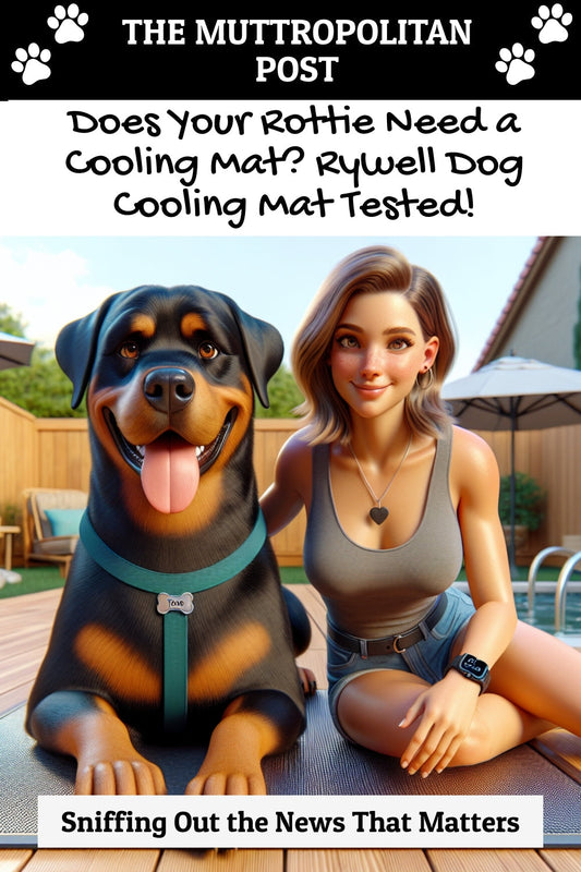 Does Your Rottie Need a Cooling Mat? Rywell Dog Cooling Mat Tested!